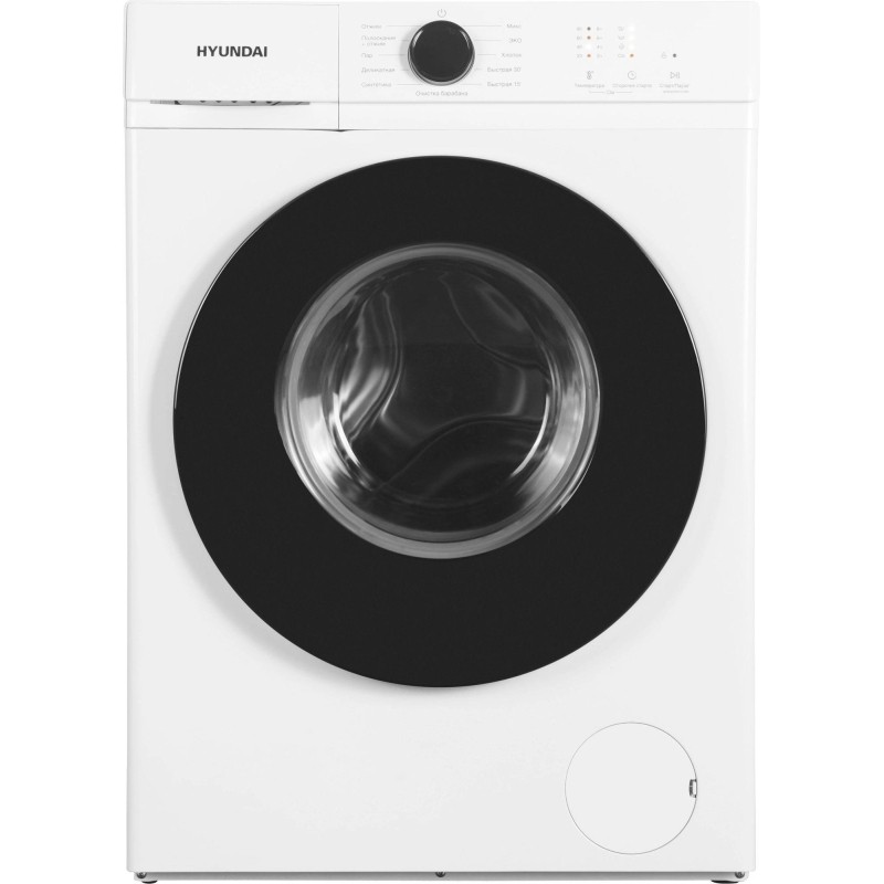 Стиральная машина Hyundai WME7212 кл.:A фронт. макс.:7кг белый инвертер