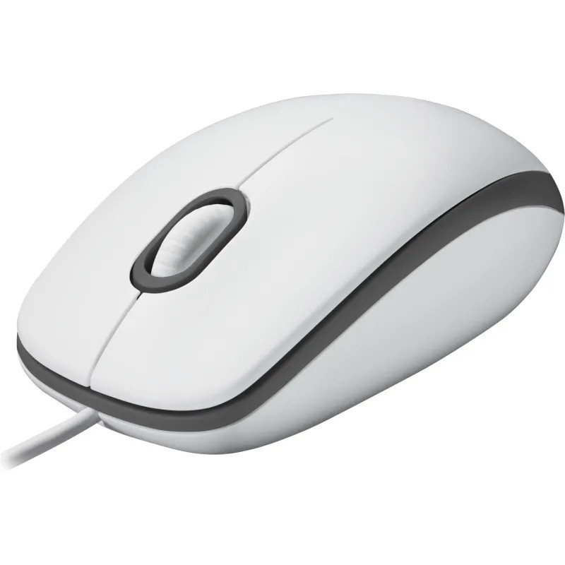 Мышь проводная Logitech 910-006764 белая