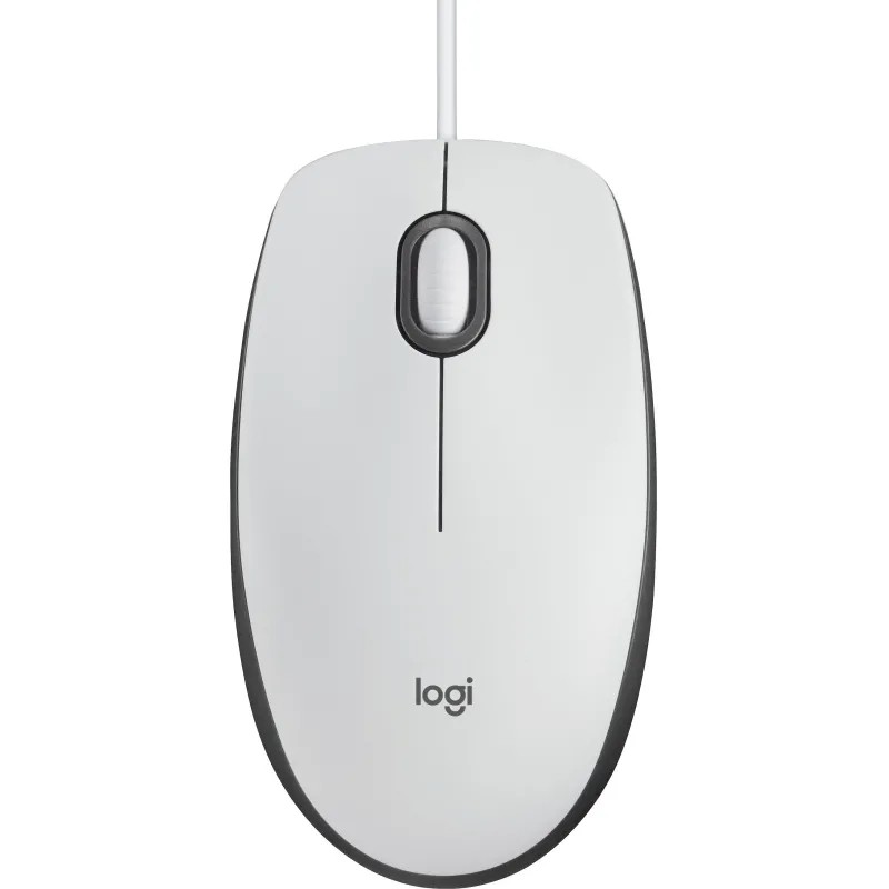 Мышь проводная Logitech 910-006764 белая