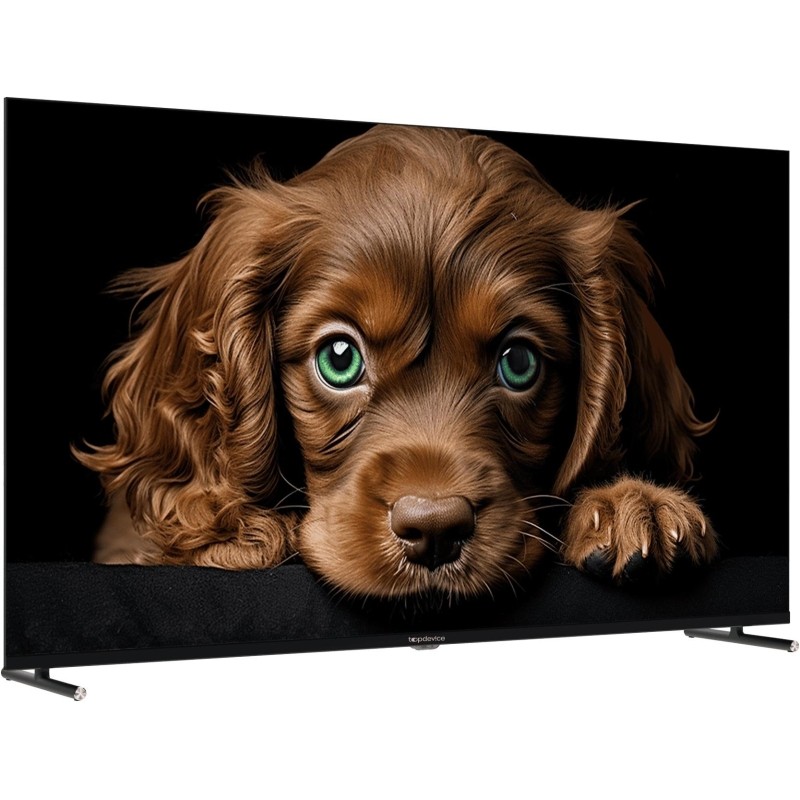 Телевизор 55 Topdevice TDTV55CQ08U_BK, QLED, UHD, смарт (WildRed)