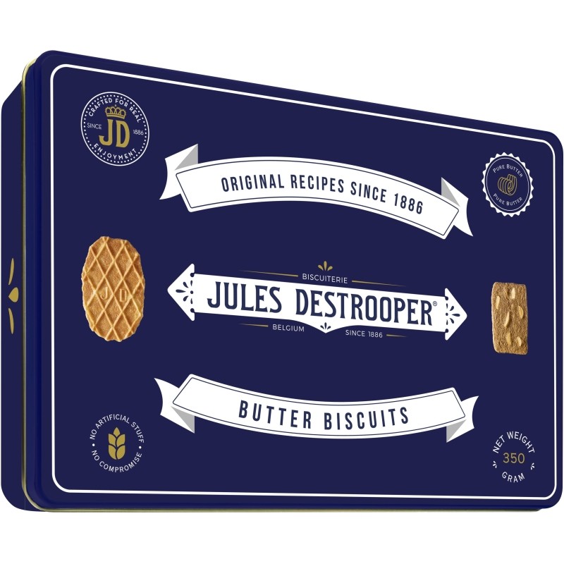 Техническая Печенье Jules Destrooper ассорти в ретро упаковке, 350г