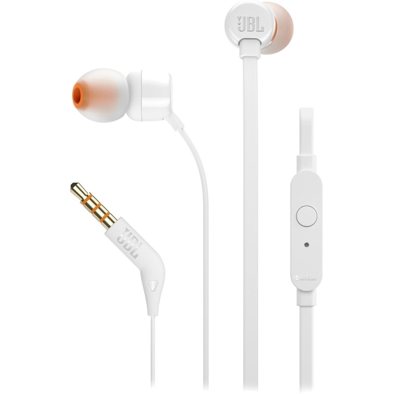 Наушники JBL Tune 110 White (JBLT110WHT)