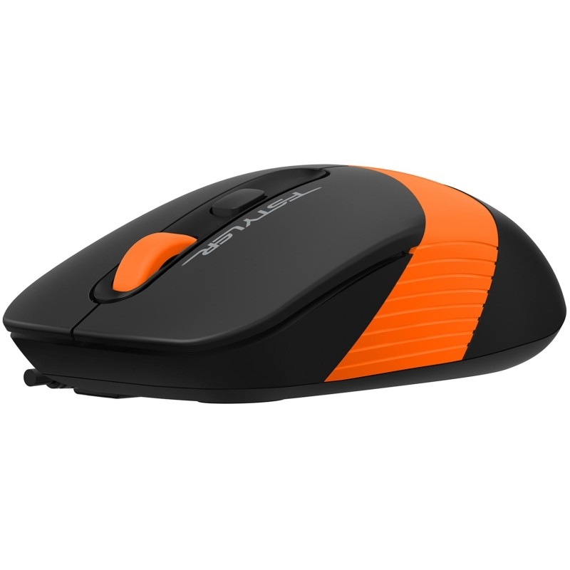 Мышь компьютерная A4Tech Fstyler FM10S черный/оранж (1600dpi) USB (4but)