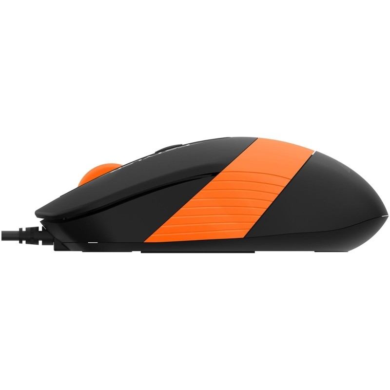 Мышь компьютерная A4Tech Fstyler FM10S черный/оранж (1600dpi) USB (4but)