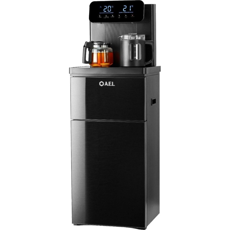 Кулер AEL LD-AEL-80a black, с чайным столиком Тиабар