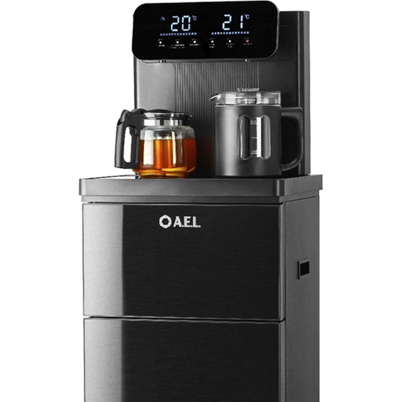 Кулер AEL LD-AEL-80a black, с чайным столиком Тиабар
