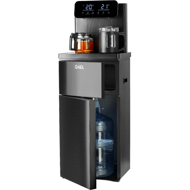 Кулер AEL LD-AEL-80a black, с чайным столиком Тиабар