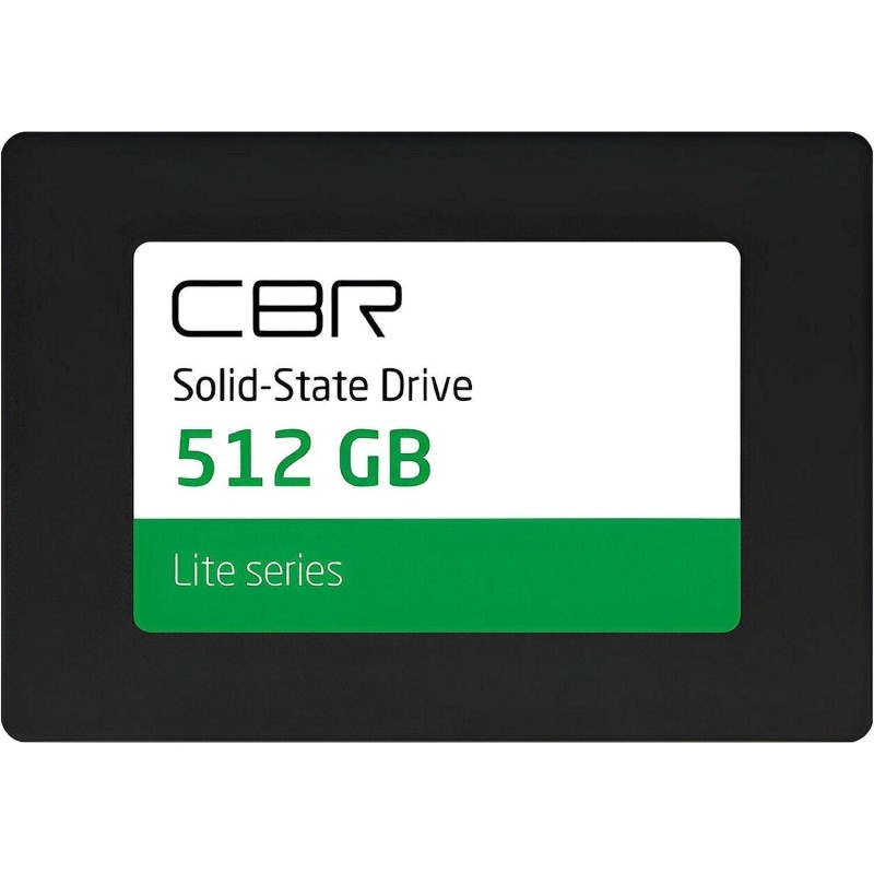 SSD накопитель CBR Lite 512GB, 2.5, SATA, 3D TLC NAND(SSD-512GB-2.5-LT22)