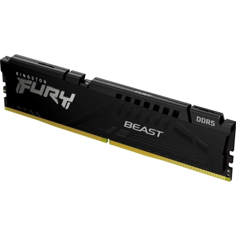 Модуль памяти Kingston DDR5 DIMM FURY Beast Black 8GB 5600Мгц(KF556C40BB-8)