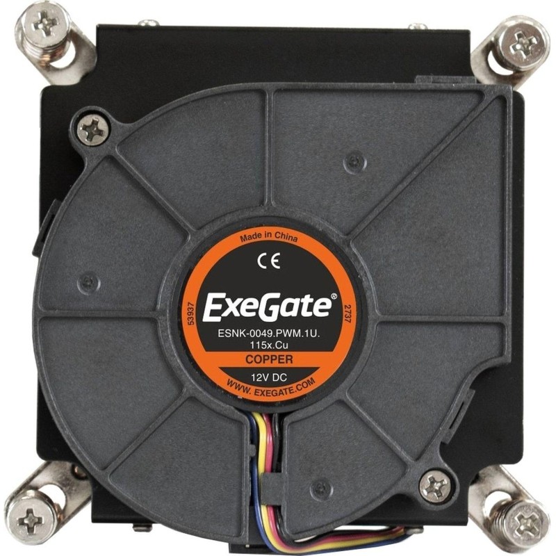 Кулер ExeGate ESNK-0049.PWM.1U.115x.Cu,1150/51/55/56,115W,75мм(EX286162RUS)
