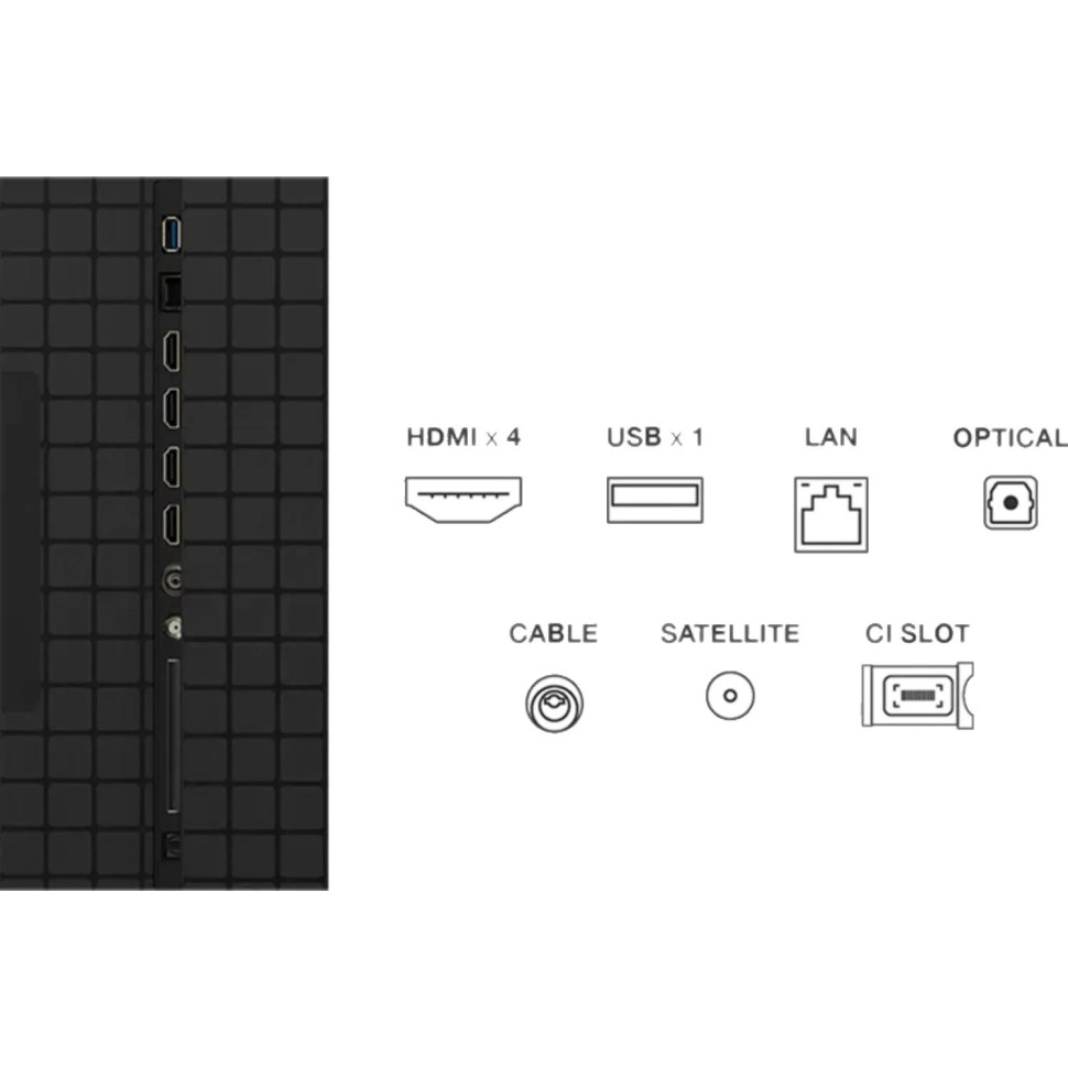 Телевизор TCL 65C8K, Mini LED, смарт