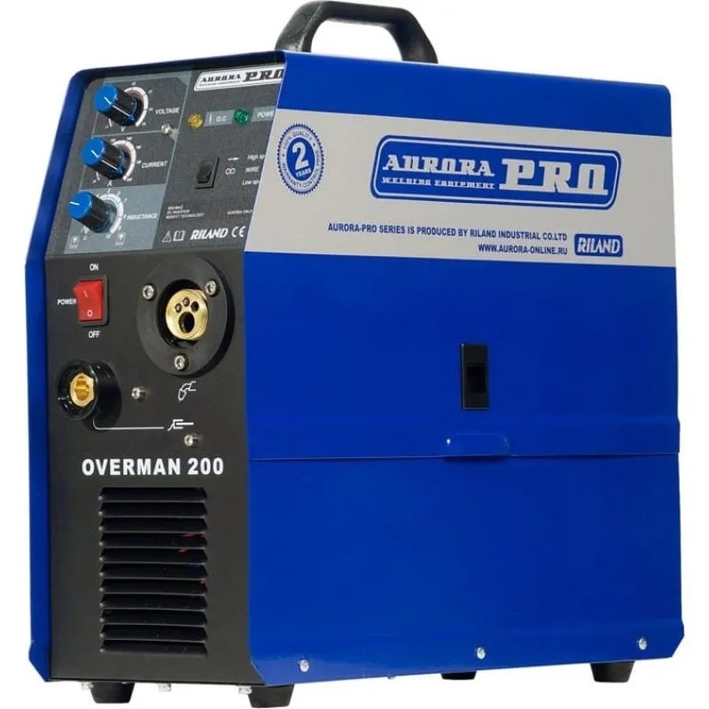Сварочный полуавтомат инвертор MIG-MAG AURORA Pro OVERMAN 200 Mosfet(13709)