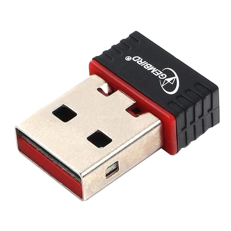 Сетевой адаптер микро WiFi Gembird 150 Мбит, USB, 802.11b/g/n