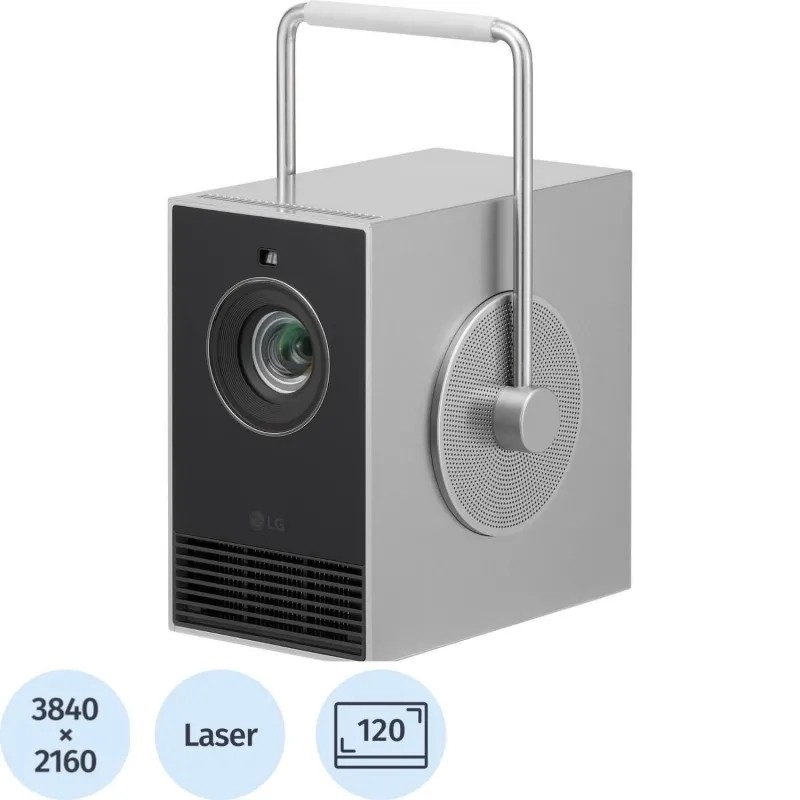 Проектор лазерный LG CineBeam Q [HU710PB-GL] DLP, 500Лм; 4K UHD; 450000:1