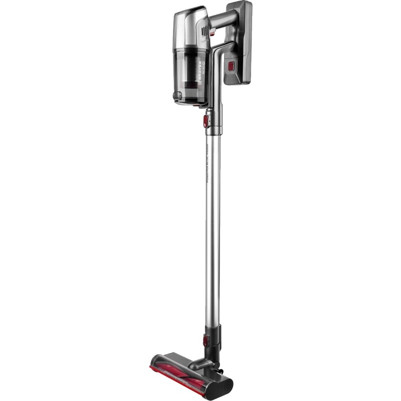 Пылесос BRAYER 4265BR,ручной,2в1,350Вт,BLDCмотор,бат.29,6В,турбо.LEDдиспл