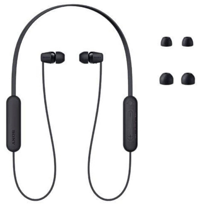 Наушники Sony WI-C100 Black (WI-C100/BZ)