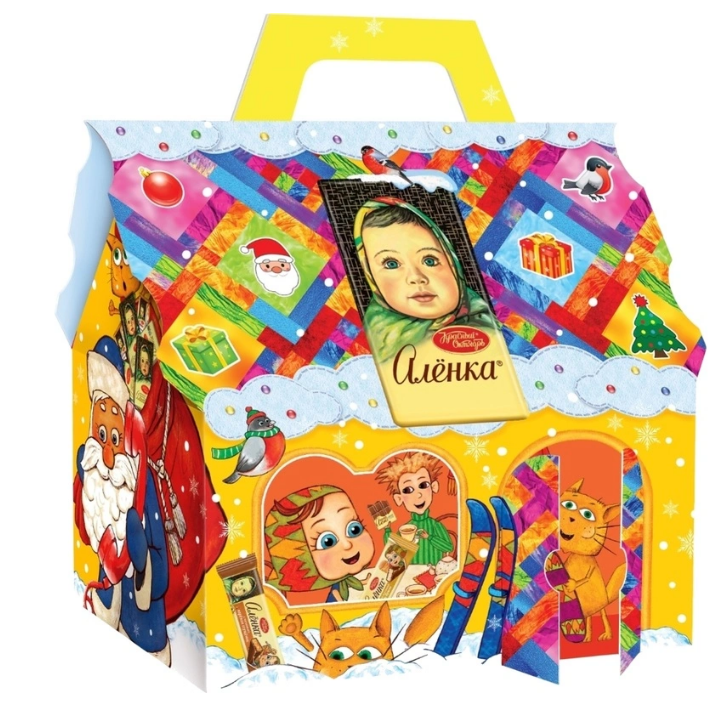 Новогодний сладкий подарок Аленка Весёлые каникулы 701 г