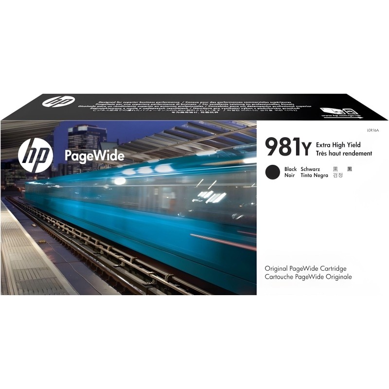 Картридж струйный HP 981Y L0R16A чер. экстра.пов.емк. для PW Ent 556/MFP586
