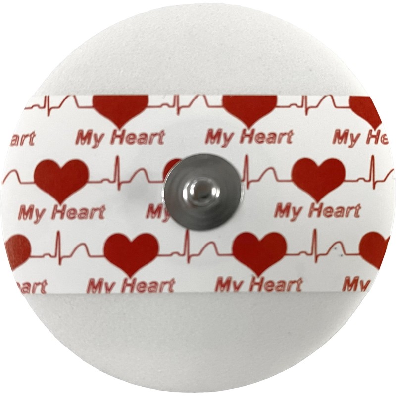 Электроды ЭКГ однораз My Heart, тверд, на вспен осн,D55мм (50 шт/упак)Китай