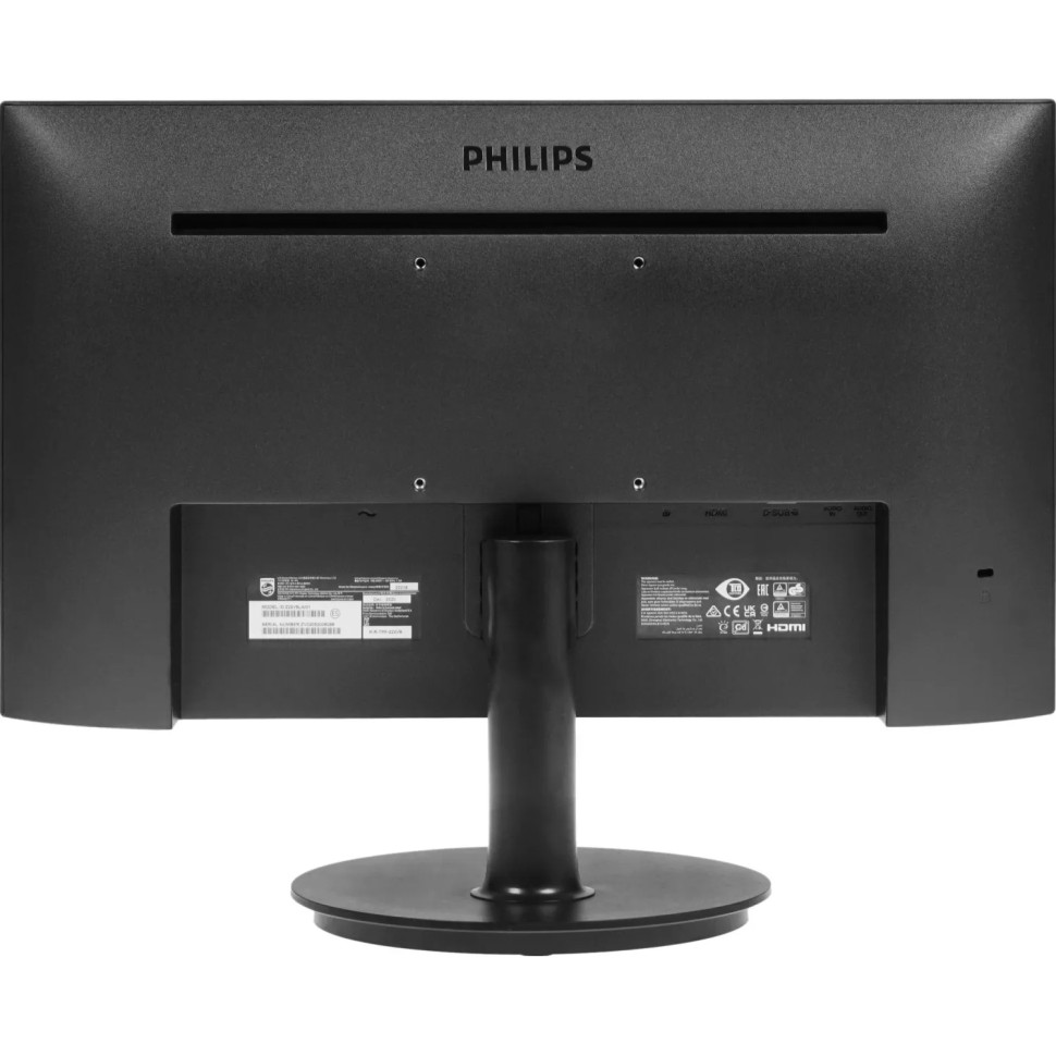 Монитор 21.5 PHILIPS 222V8LA/00(01) Black (VA, FHD, 75Hz, 4 ms, HDMI, DP)