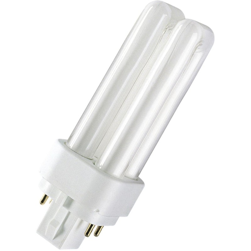 Лампа люминесцентная компактная DULUX D/E 26Вт/830 G24q-3 OSRAM