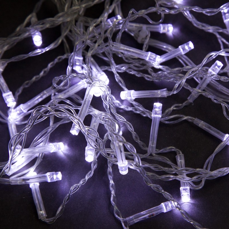 Гирлянда светодиодная Бахрома 3 х 0.5 м , IP20,80 LED, бел, 8 реж, 3556845