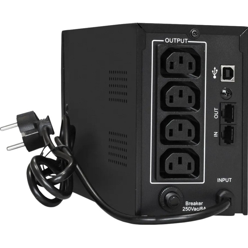ИБП ExeGate SpecialPro UNB-800.LED 800VA/480W, 4xC13, RJ45/11(EX292774RUS)
