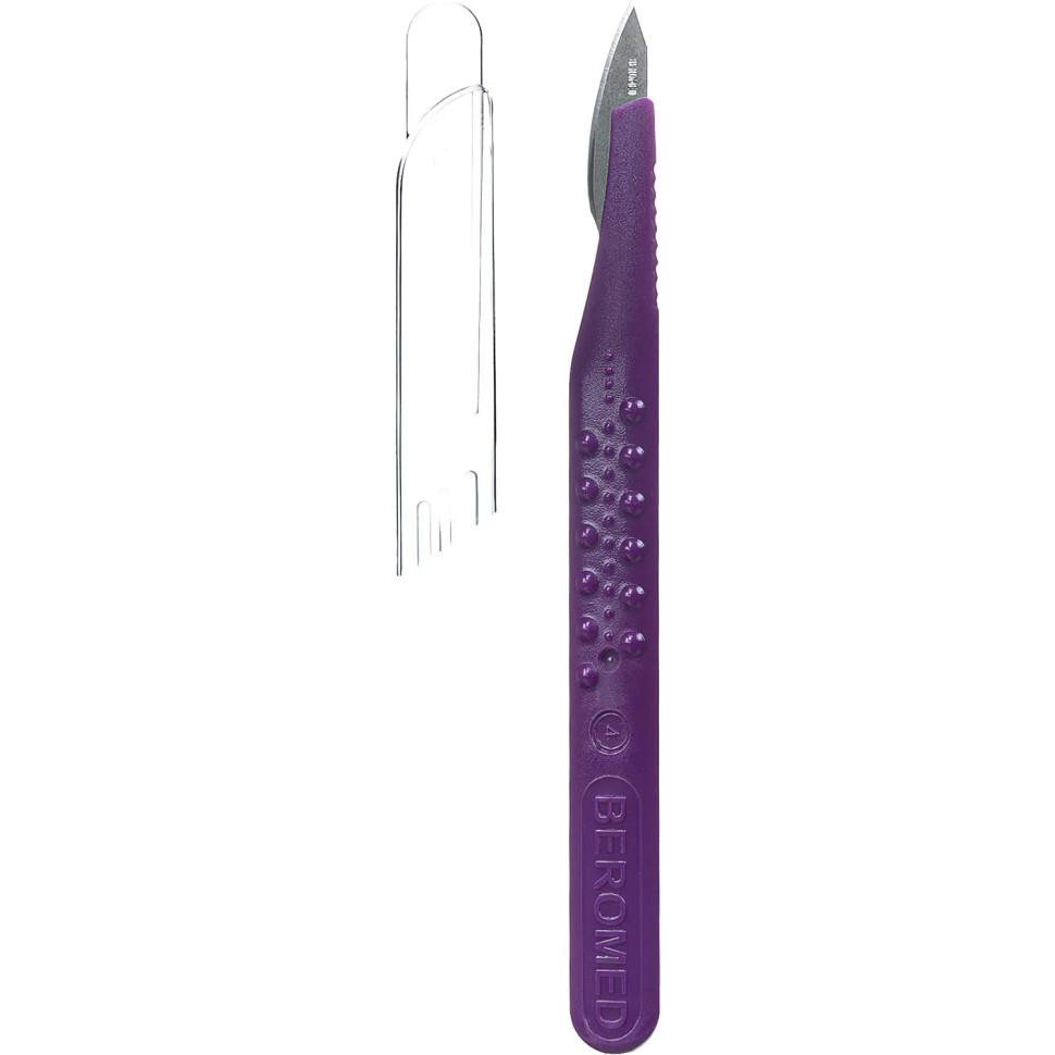 Скальпель стер, лезв.из в/угл.ст. р-23 Beroblade 10шт/уп