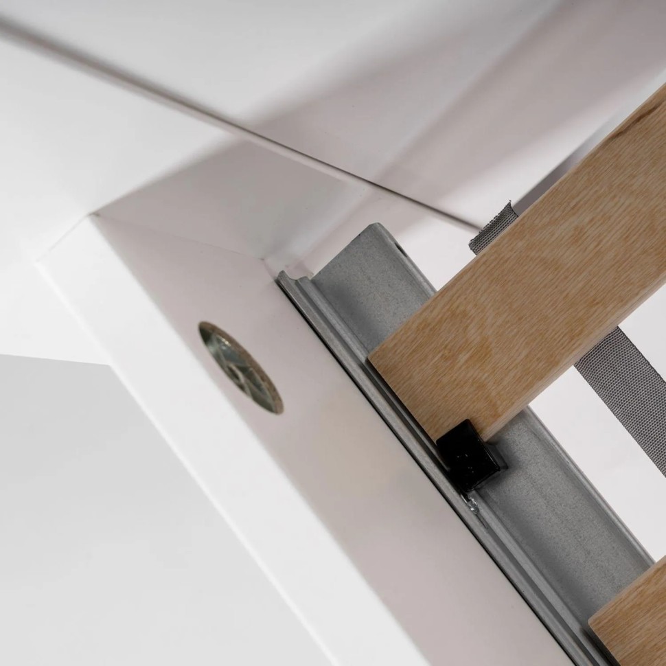 Кровать одинарная ШС_Сага 90х200 белая Кровать одинарная ШС_Сага 90х200 белая