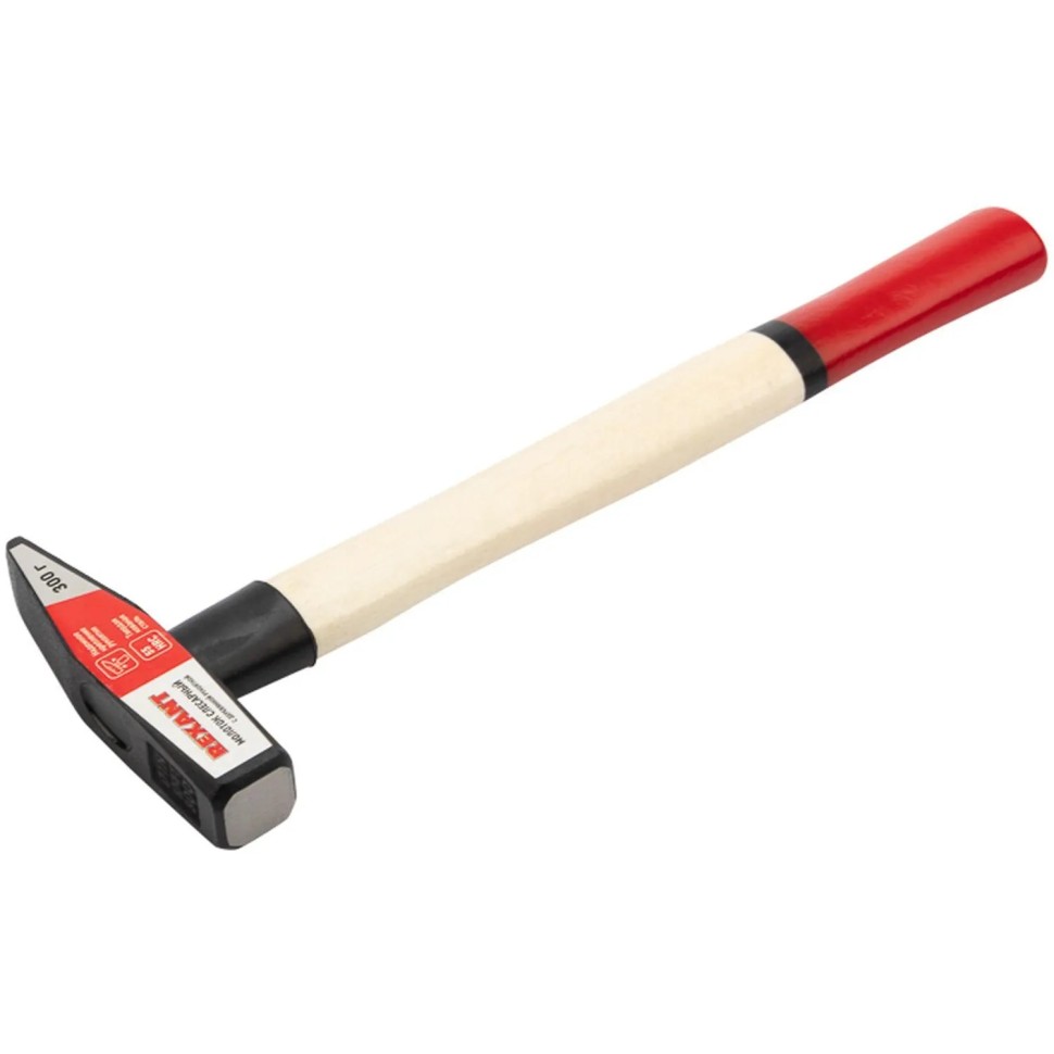 Молоток слесарный 300г с деревянной рукояткой REXANT 12-8103