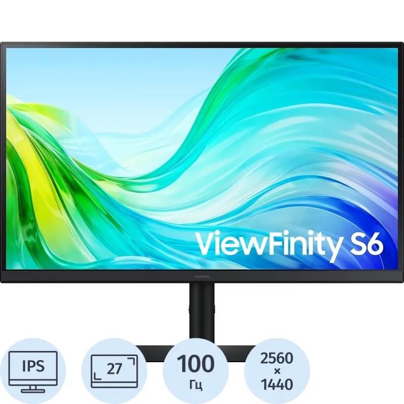Монитор Samsung S61F S27F610EAI (LS27F610EAIXCI) IPS/2560x1440/DP/HDMI2.0