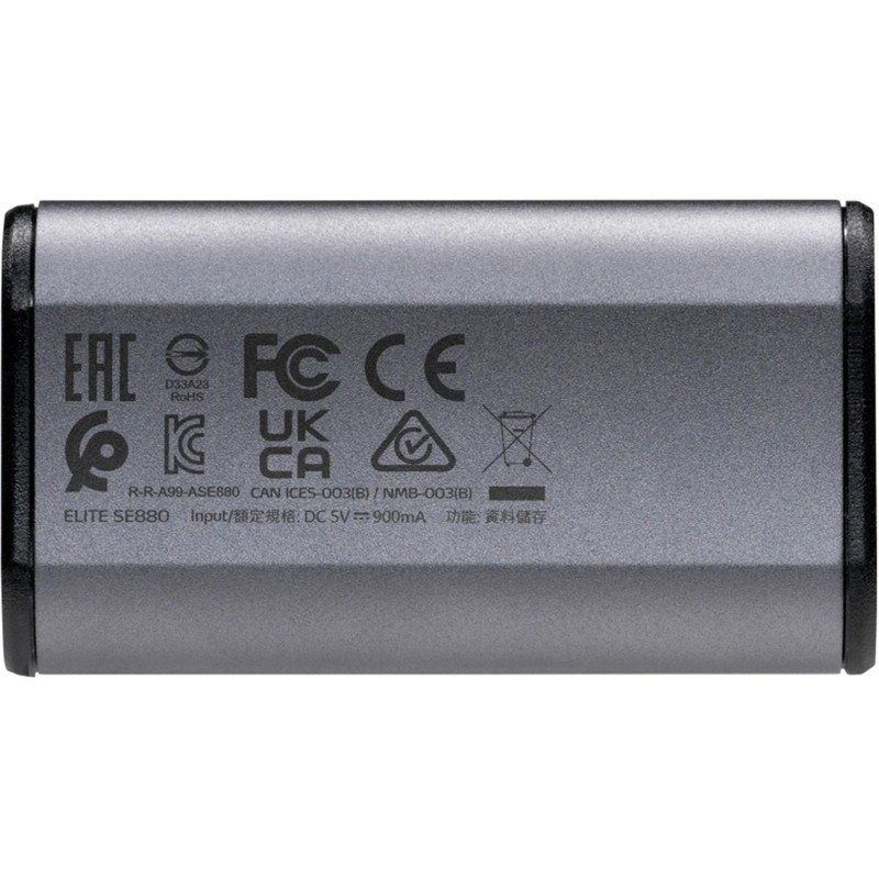 Портативный SSD ADATA SE880, 1024Gb, Titanium Gray (AELI-SE880-1TCGY)