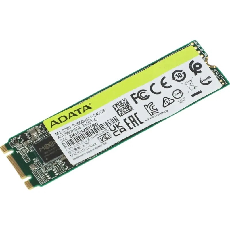 SSD накопитель ADATA SSD Ultimate SU650(ASU650NS38-240GT-C),240GB,M.2,SATA3