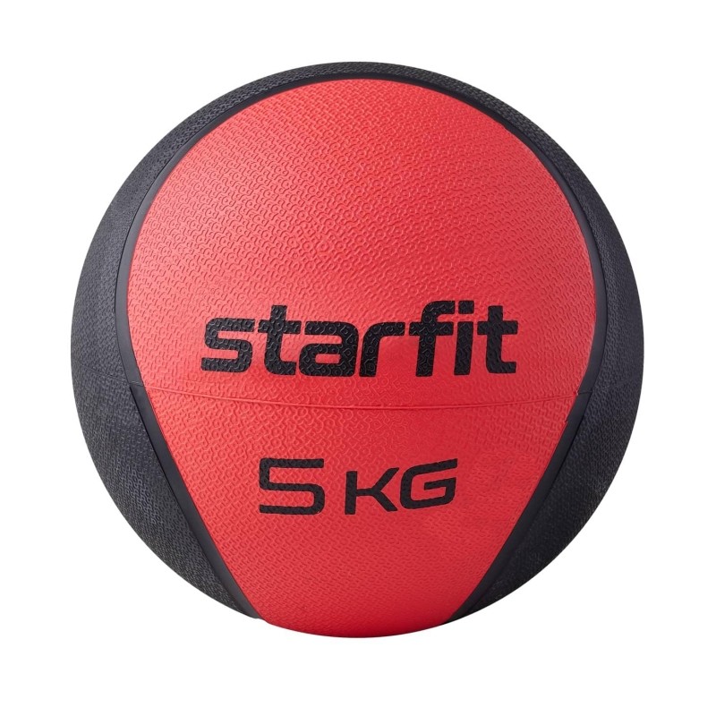 Медбол высокой плотности STARFIT GB-702 5 кг, красный,УТ-00018938