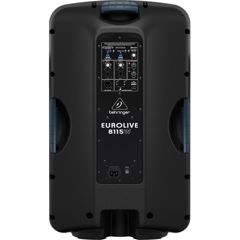 Акустическая система Behringer B115W, 2-х полосн, 1000Вт, микшер, Bluetooth