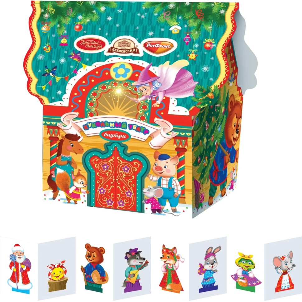 Новогодний сладкий подарок Бабаевский Терем-теремок 800 г