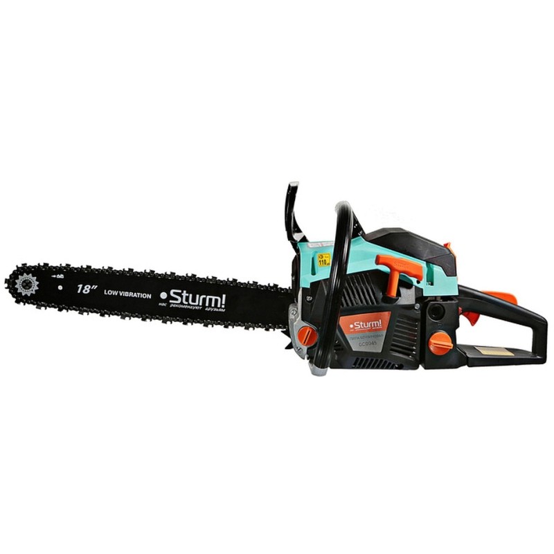 Пила цепная бензиновая Sturm! GC9945, 2.3 кВт, шина 18, 72 звена