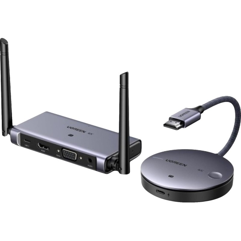 Удлинитель HDMI беспров. UGREEN CM586 (90909A) 50m. Цвет: серый