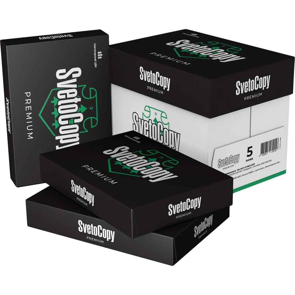 Бумага SvetoCopy Premium (А4, марка А, 80 г/кв.м, 500 л) Бумага SvetoCopy Premium (А4, марка А, 80 г/кв.м, 500 л)