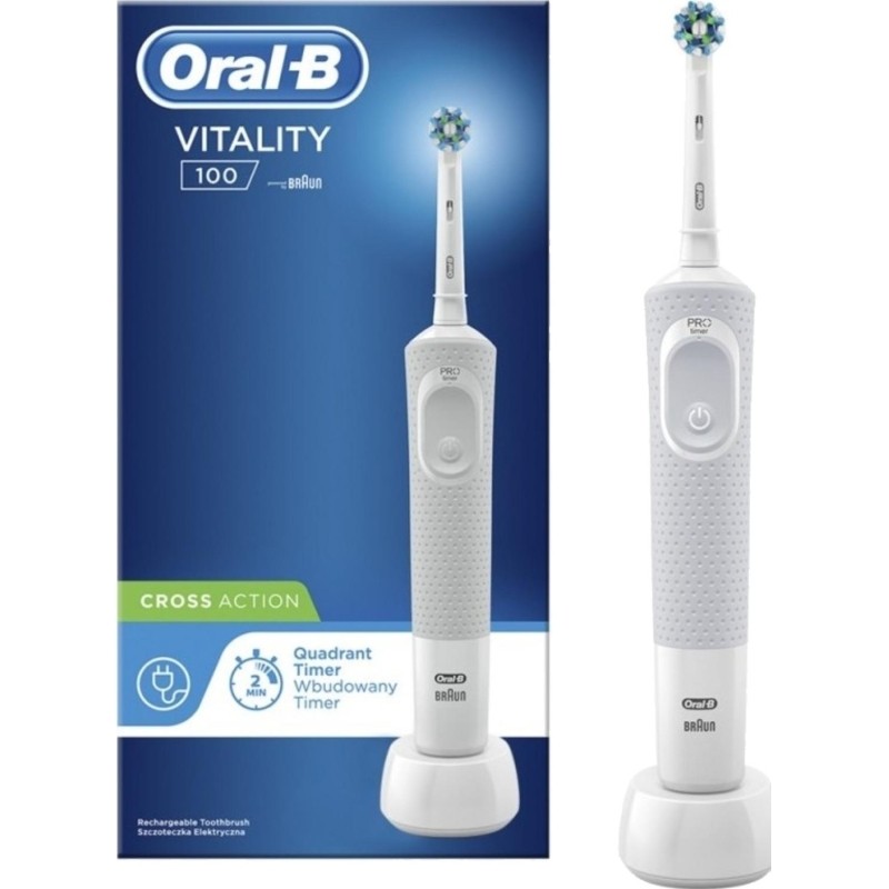 Зубная щетка Braun Oral-B Vitality D100.413 White Easy Clean (Белый)