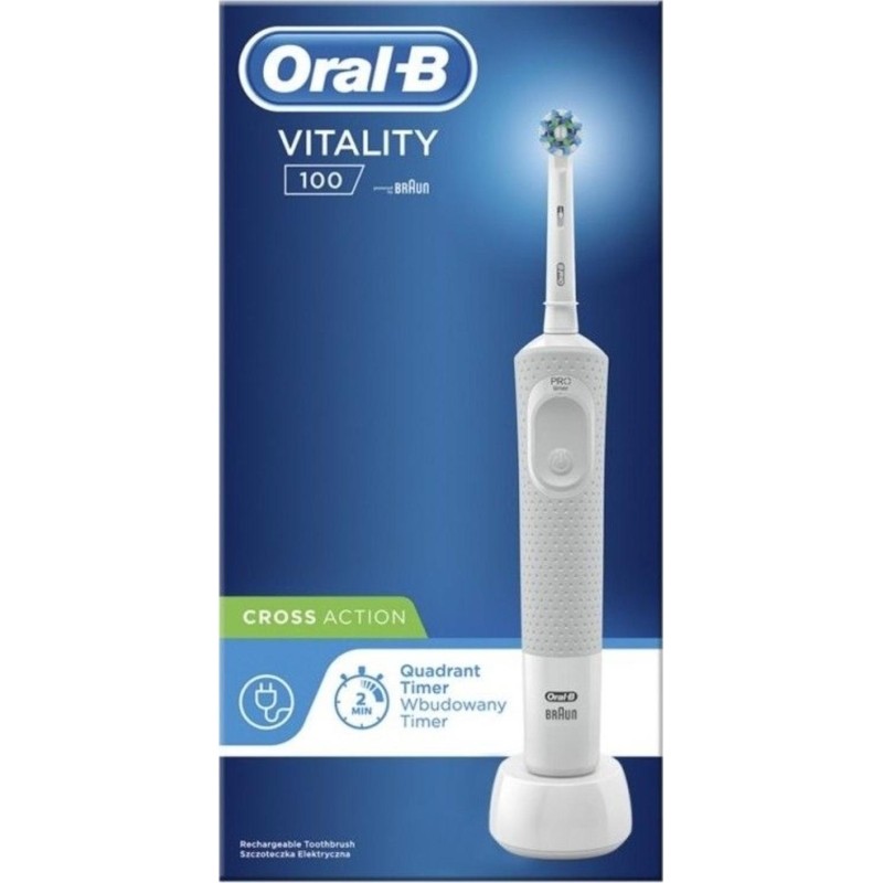 Зубная щетка Braun Oral-B Vitality D100.413 White Easy Clean (Белый)