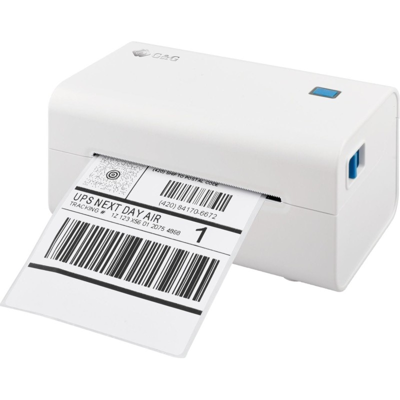 Этикет-принтер G&amp;G GG-D420 203dpi 152мм/с/USB для печ.накл. белый