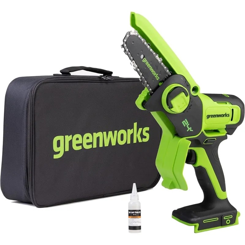 Пила цепная аккумуляторная мини Greenworks 24V, б/щ, без АКБ и ЗУ 2008707