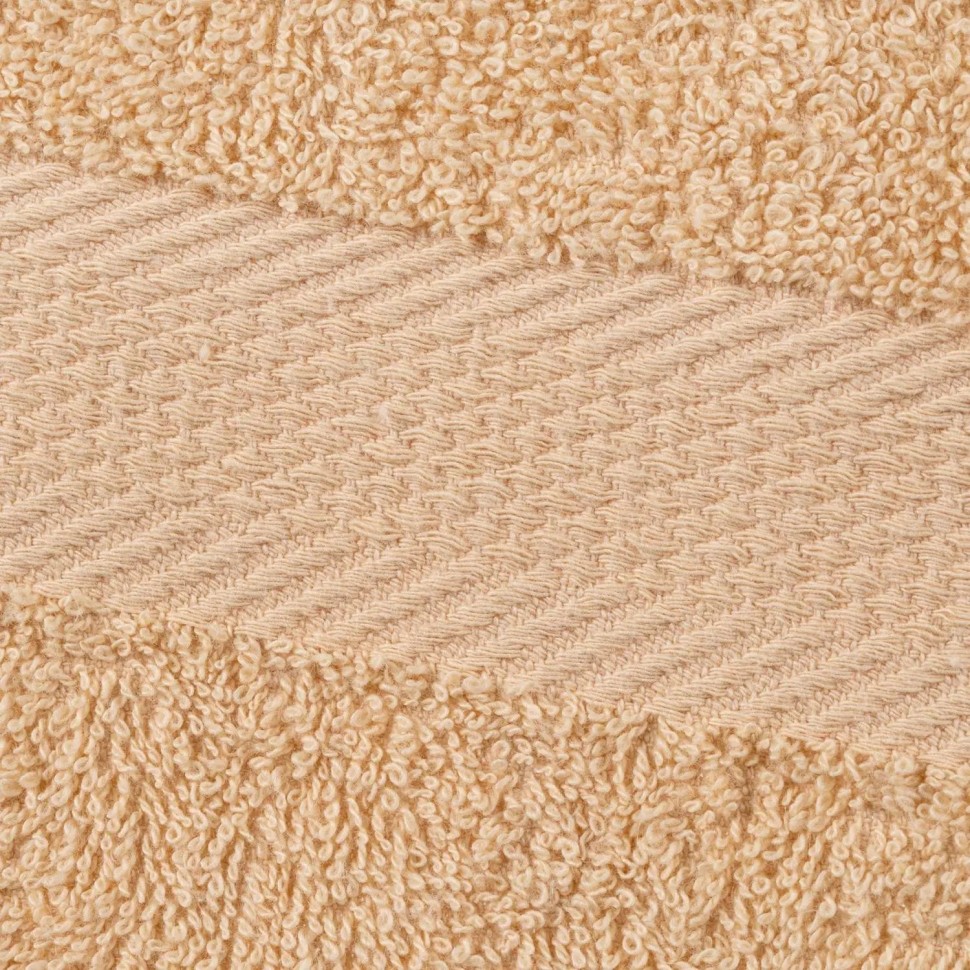 Набор полотенец махровых бордюр 440 г/м2, 40х70 бежевый, 10шт Набор полотенец махровых бордюр 440 г/м2, 40х70 бежевый, 10шт