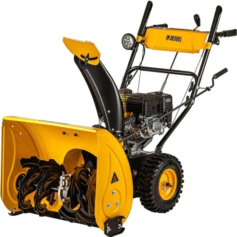 Снегоуборщик Denzel SBM 610, 212 cc, ручной старт, фара