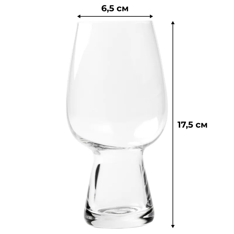 Набор стаканов для пива 560мл. d=65/60мм. h=175мм.хр. Стек. MGline(6шт/уп) 