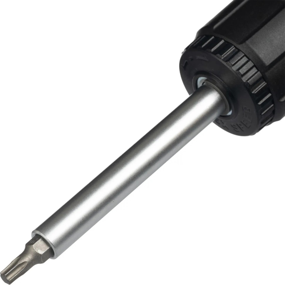 Отвертка складная Topfort со встроен.трещоткой 5Х и бит 13 пред наб(576113) Отвертка складная Topfort со встроен.трещоткой 5Х и бит 13 пред наб(576113)