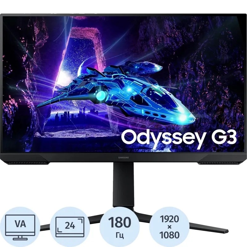 Монитор Samsung G30D S24DG300EI (LS24DG300EIXCI) VA/1920x1080/DP; HDMI