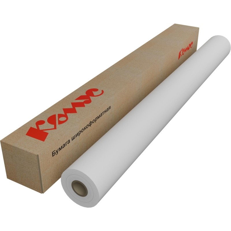 Бумага широкоформатная 80г 914ммx45м 50.8мм  162