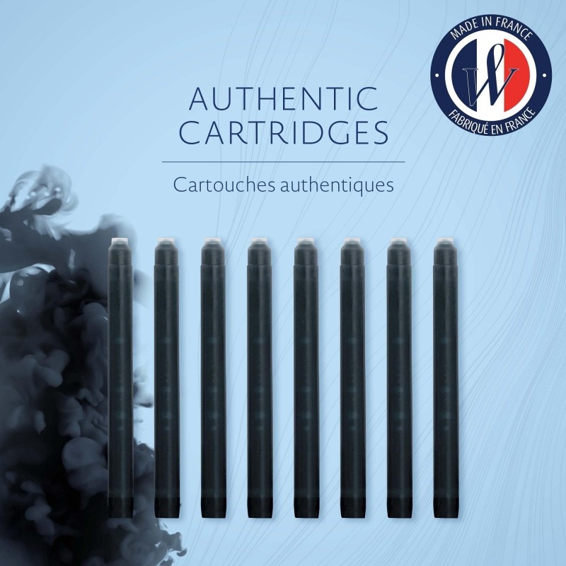 Картридж чернильный для перьевой ручки WATERMAN Cartridge Size Standard чер